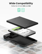 UGREEN Hard Drive Enclosure (2.5", 6Gbps, USB 3.1)