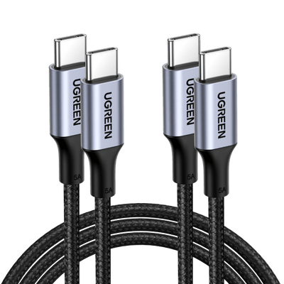 UGREEN USB C to USB C 100W Fast Cable 2 Pack
