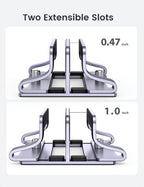 UGREEN Vertical Dual Slot Laptop Stand for Desk