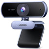 UGREEN Webcam, 1080P@30FPS Web Camera with 2 Noise Canceling Microphones, Plug and Play, Auto Light Correction, 85° View USB Video Webcam